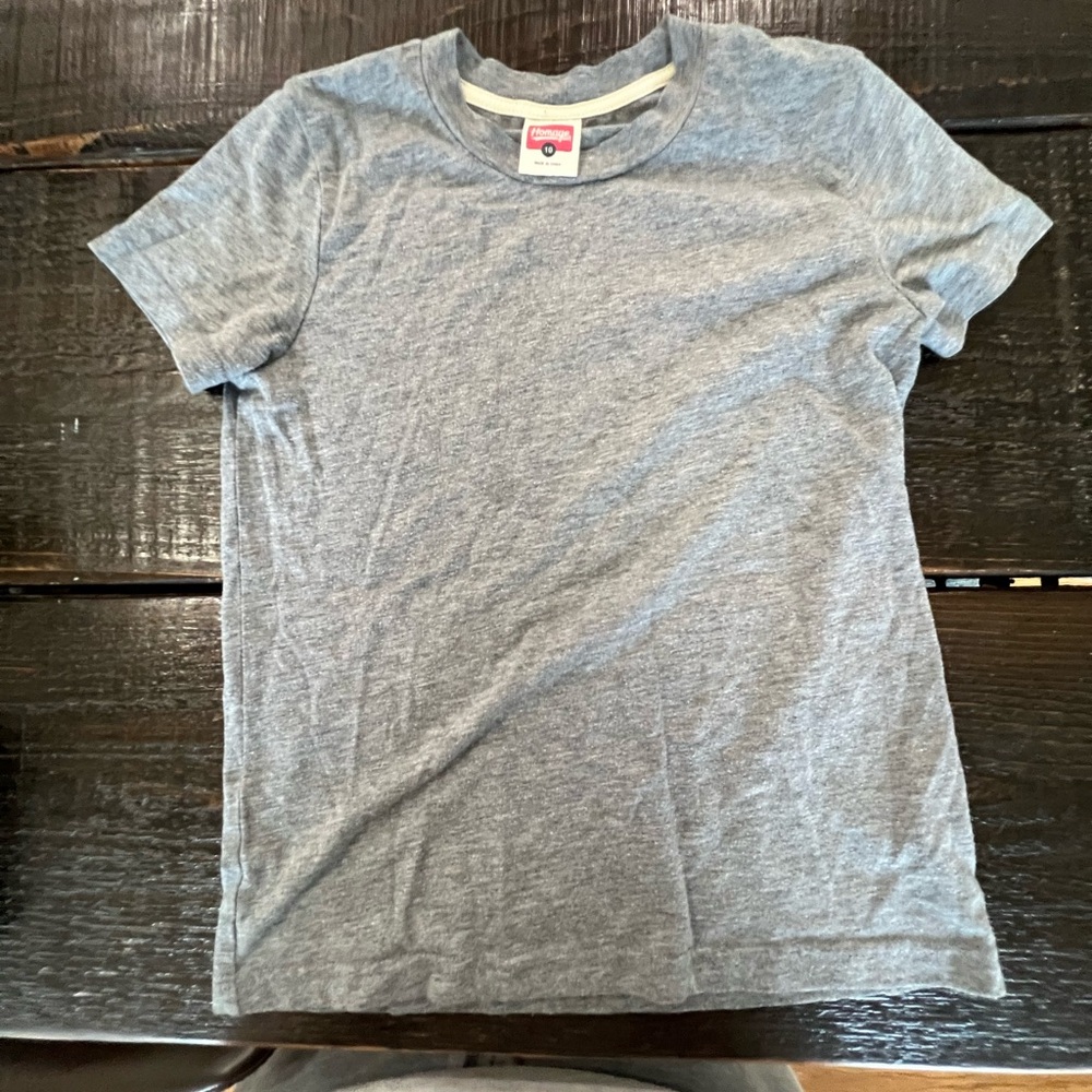 HOMAGE Heather Gray Crew Neck Tee